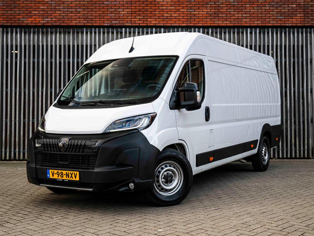 Peugeot Boxer 2.2 BlueHDi 180pk AUT. L4H2 |VOL OPTIES|Camera, Auto's, Stof, Gebruikt, 4 cilinders, 3000 kg