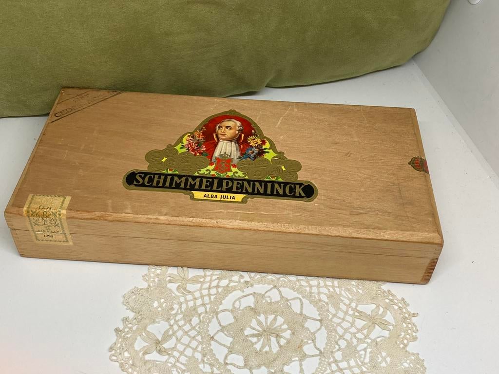 Sigarendoosje Schimmelpenninck (210322), Verzamelen, Ophalen of Verzenden, Gebruikt, Tabaksdoos of Verpakking