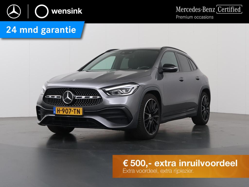 Mercedes-Benz GLA-klasse 200 AMG Line | Night | Panorama-sch, Auto's, Stof, 4 cilinders, 163 pk, Origineel Nederlands