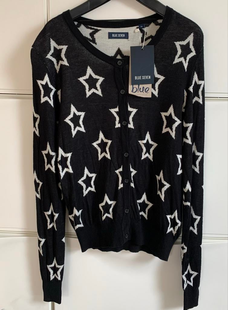 Nieuw Vest Blue Seven Zwart met Sterren M/L, Ophalen of Verzenden, Nieuw, Maat 38/40 (M), Zwart