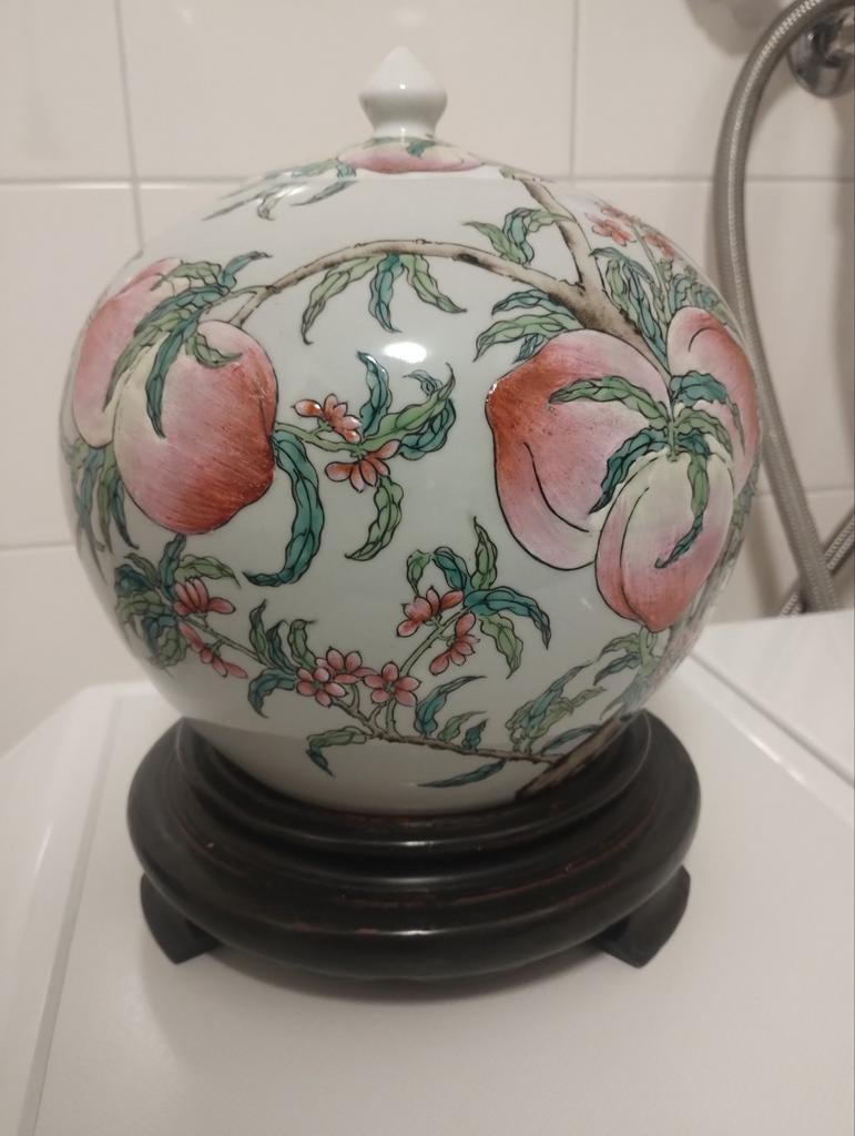 Antiek chinees Qing Dynasty porseleinen Melon jar Tongzhi, Ophalen of Verzenden