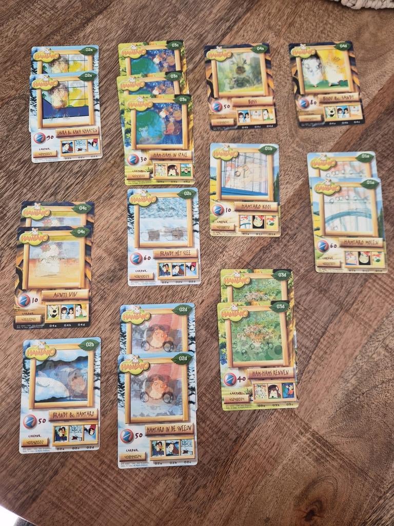 Fox Kids TV Cards – Hamtaro (3D kaarten) – Complete set, Ophalen of Verzenden
