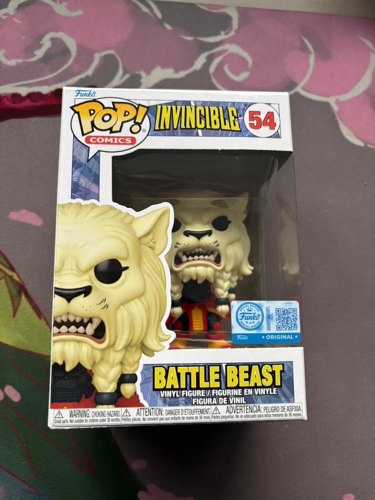 Funko Pop! Comics Invincible 54 Battle Beast Special Edition, Funko Europe, Ophalen of Verzenden, Zo goed als nieuw, 4th floor, 1 Queen Caroline St, London W6 9YN, Verenigd Koninkrijk