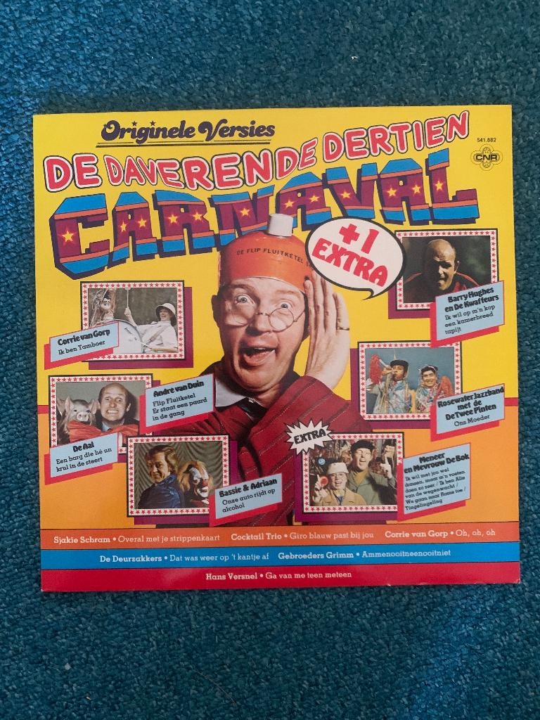 Carnaval LP - De Daverende Dertien oa Bassie & Adriaan