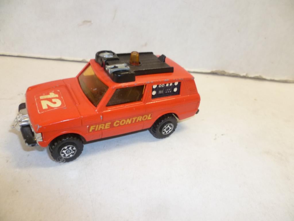 Matchbox Superkings 1977 K 84 Range Rover Fire Control auto, Ophalen of Verzenden, Gebruikt, Auto