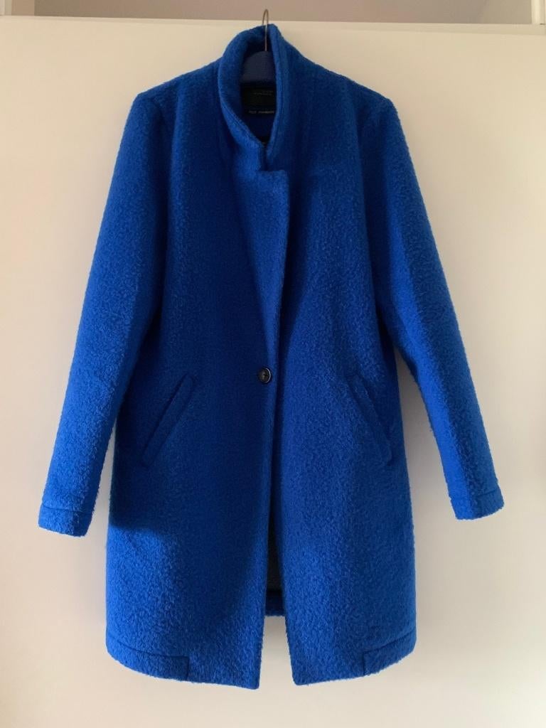 Dames mantel, merk Scotch & Soda, maat 40/42, + sjaal, zgan, Kleding | Dames, Jassen | Winter, Zo goed als nieuw, Maat 38/40 (M)