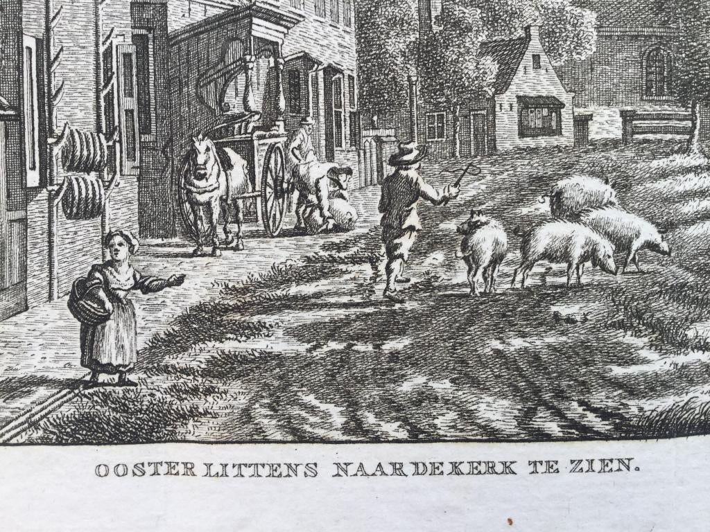 Leeuwarden, Easterlittens, Ooster Littens,  Bendorp, 1793., Ophalen of Verzenden