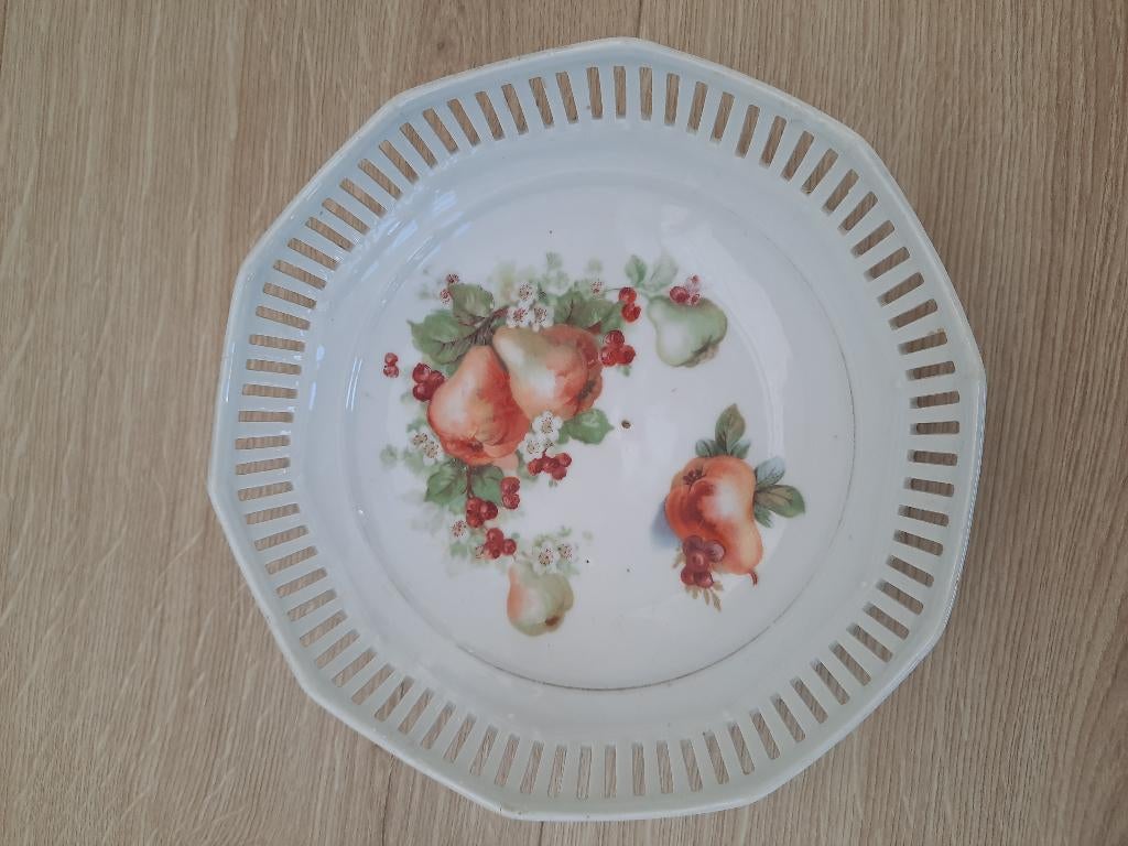 Porseleinen bordje schaaltje Schumann Arzberg Bavaria peren, Antiek en Kunst, Antiek | Servies los, Ophalen of Verzenden