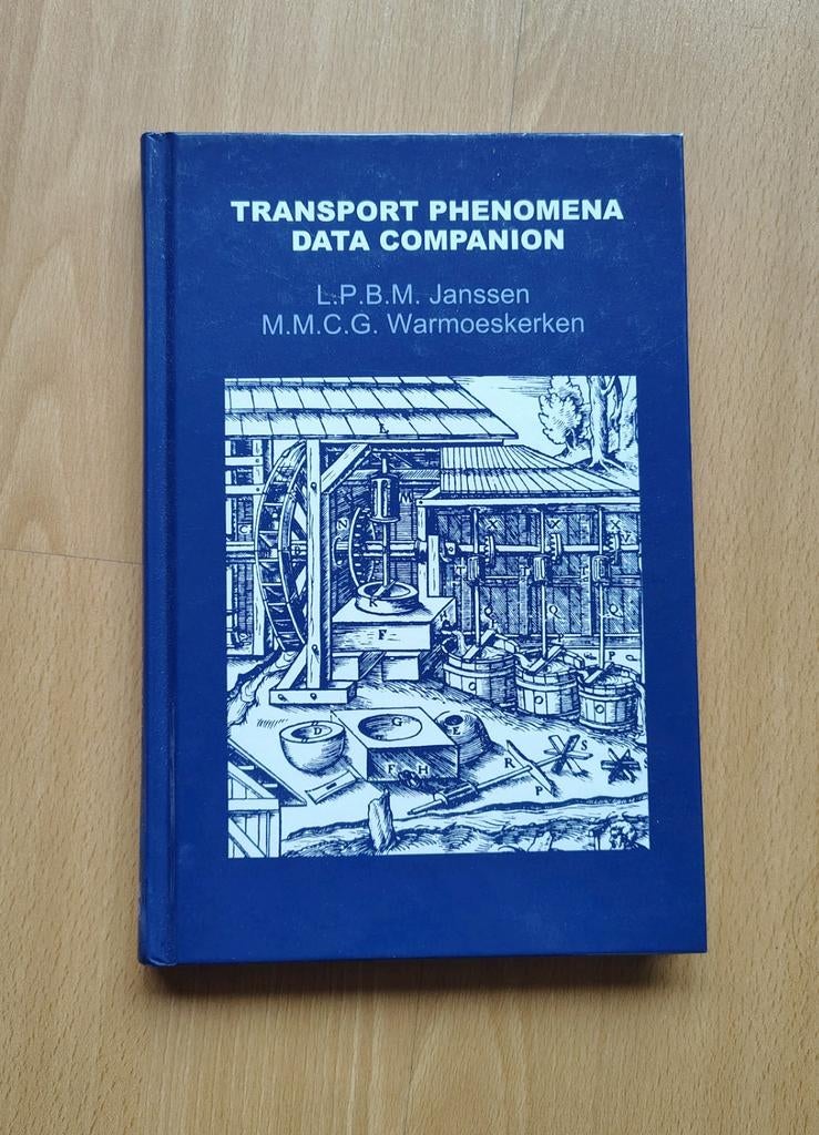 Transport Phenomena Data Companion, Boeken, Ophalen of Verzenden, L.P.B.M Janssen; M.M.C.G. Warmoeskerken, Beta, WO