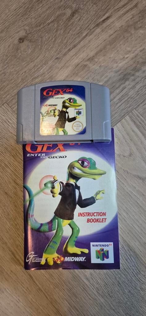 GEX 64 - ENTER THE GECKO (Nintendo 64), Avontuur en Actie, 1 speler, Ophalen of Verzenden, Zo goed als nieuw