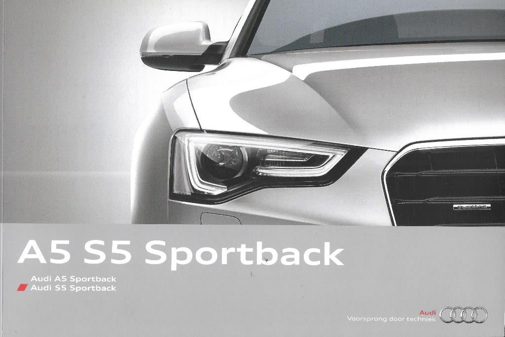 Audi A5 S5 Sportback folder, Boeken, Ophalen of Verzenden, Zo goed als nieuw, Audi