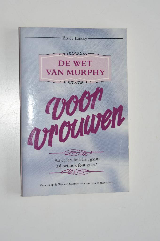 Wet van Murphy voor Vrouwen humor, Ophalen of Verzenden, Nieuw