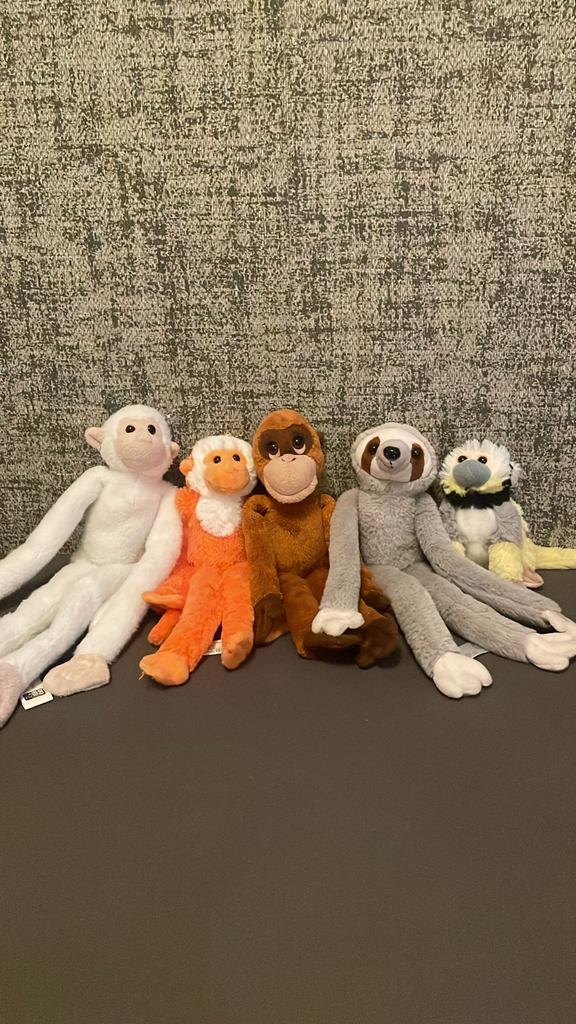 Tender toys knuffel wildlife pluche aap 30 cm bruin - speelgoed kopen? | Korting tot 30