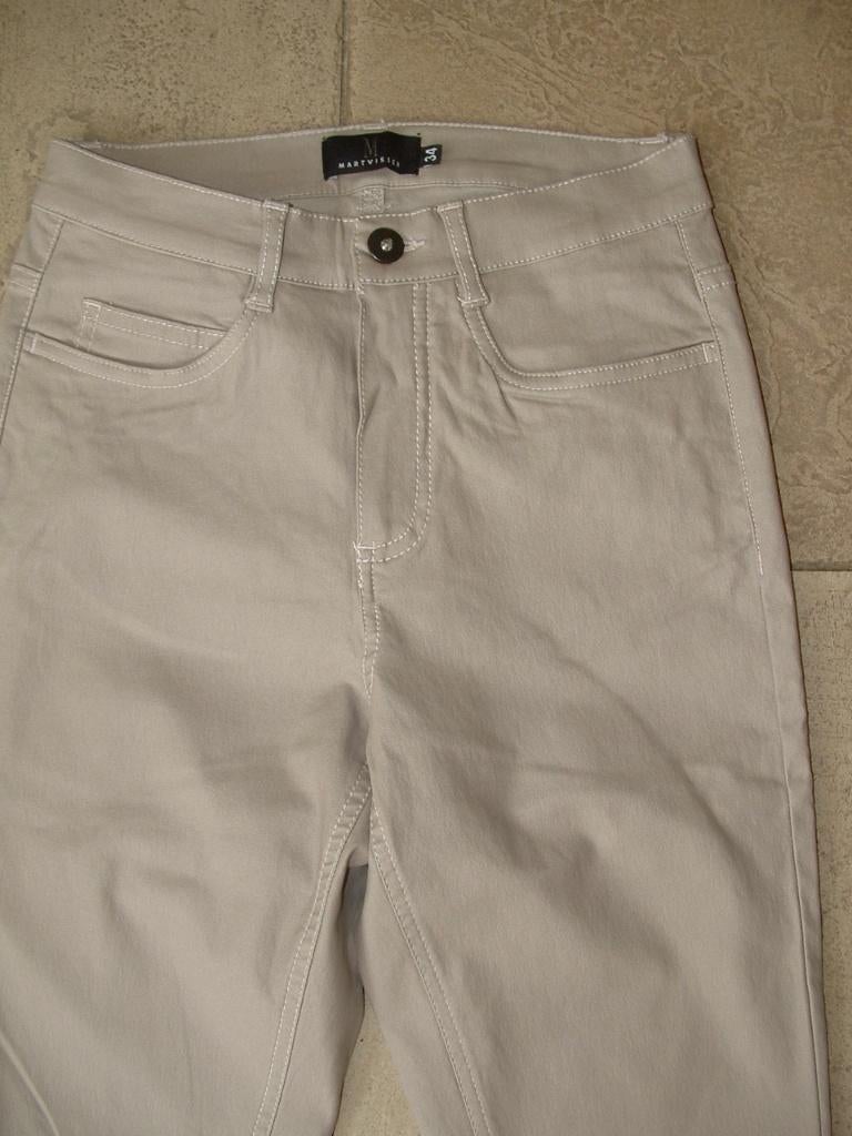 Mart Visser design beige stretch broek maat 34 XS, Mart Visser, Beige, Ophalen of Verzenden, Zo goed als nieuw