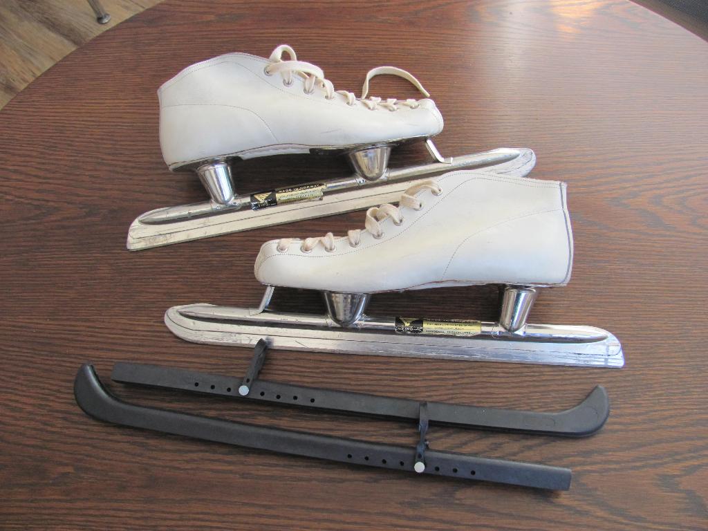 Schaatsen, Noren, Ving, wit, maat 39, amper gebruikt, Gebruikt, Noren, Ophalen, Overige merken