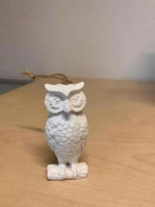 NIEUW! Kerstdecoratie uil wit 10 cm hoog, gaan per 6 € 4,99, Diversen, Kerst, Ophalen of Verzenden, Nieuw