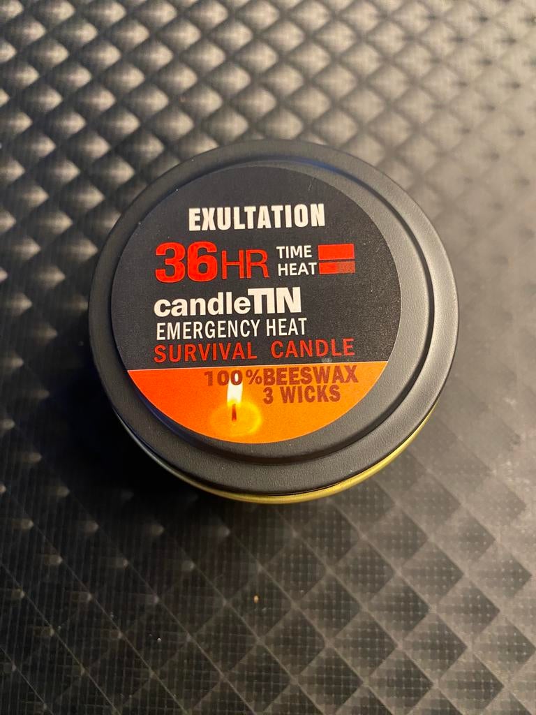 Noodkaars van bijenwas, 36 branduren, Overige materialen, Ophalen of Verzenden, Kaars, Minder dan 25 cm