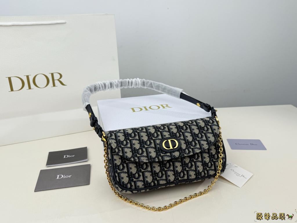Dior Montaigne dames onderarmtas, Verzenden, Nieuw, Zwart, Handtas