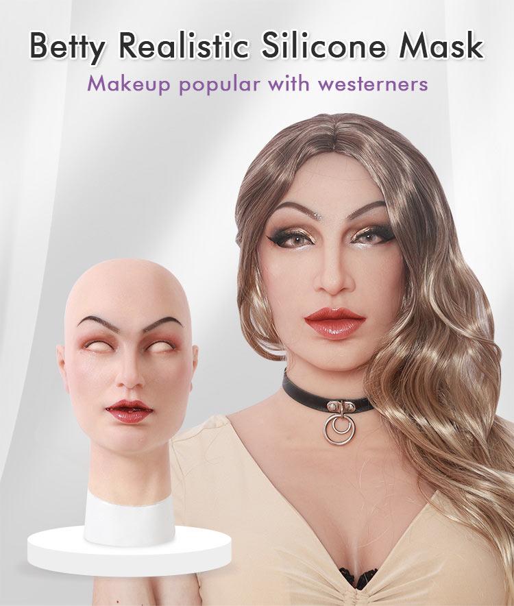 Roanyer Betty Siliconen Cosplay Masker, Verzenden, Nieuw, Y, Accessoires