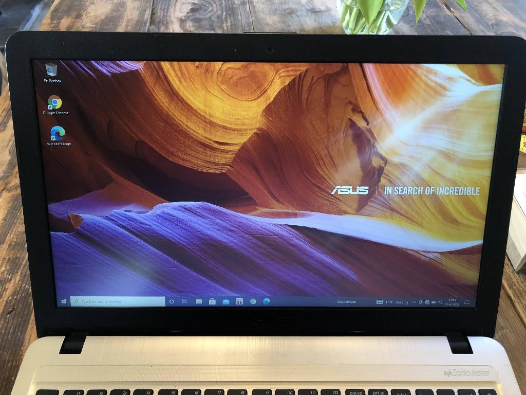 Asus VivoBook D540NA-DM109T, Computers en Software, Windows Laptops, Gebruikt, 15 inch, SSD, 2 tot 3 Ghz, 4 GB, Qwerty, Met videokaart