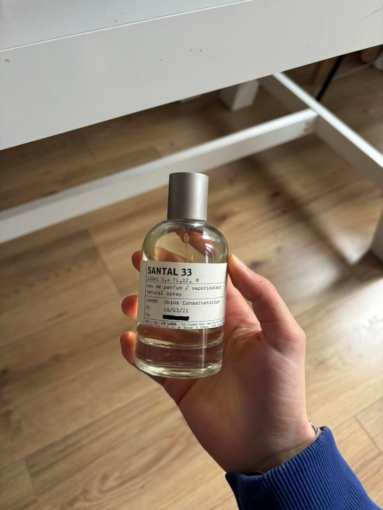 Santal 33 Eau de Parfum 100ml fles, Sieraden, Tassen en Uiterlijk, Uiterlijk | Parfum, Ophalen of Verzenden, Gebruikt