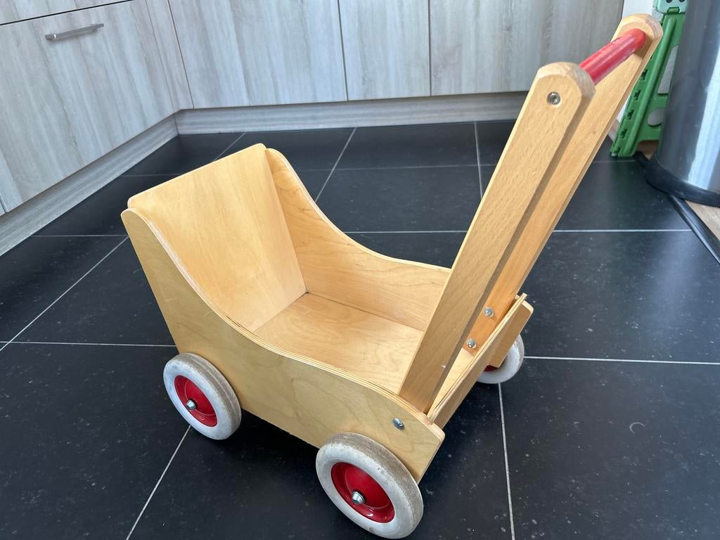 Houten Loopkar / Duwkar, Ophalen, Gebruikt, Duw- of Trekspeelgoed