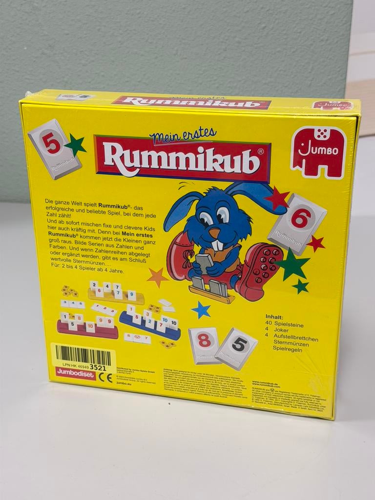 Jumbo Mijn Eerste Rummikub Nieuw - gezelschapsspel (duits), Nieuw, Ophalen of Verzenden, H, H