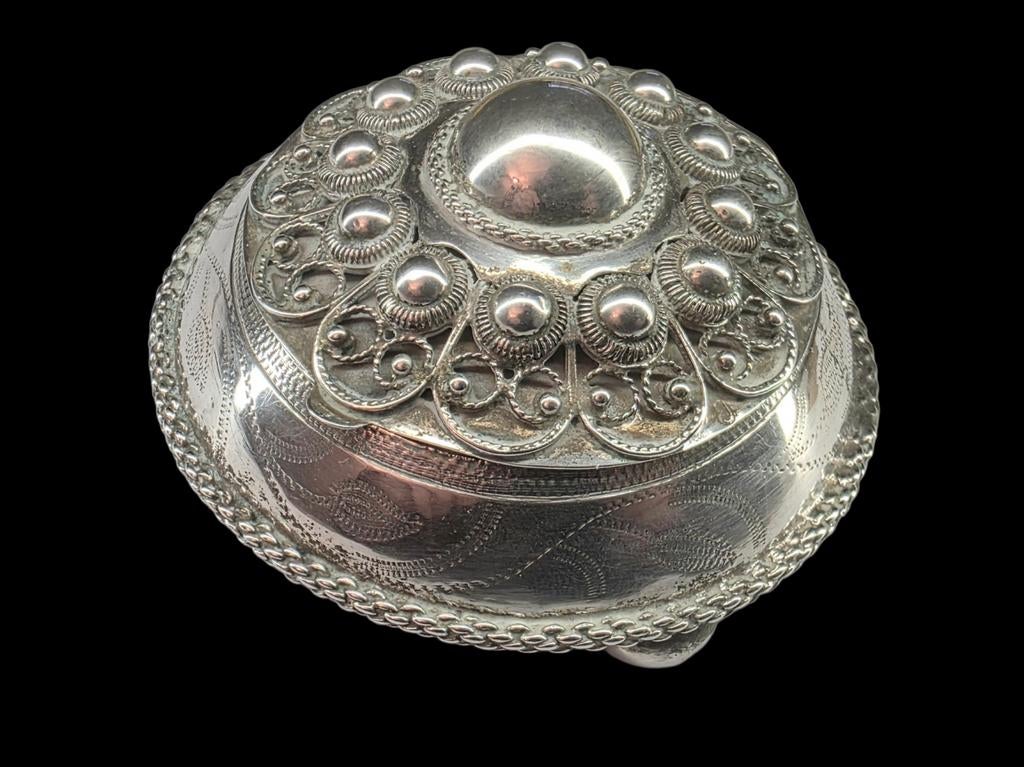 Zilver 19e eeuws Doosje Zeeuws Broekstuk, Antiek en Kunst, Verzenden, Zilver