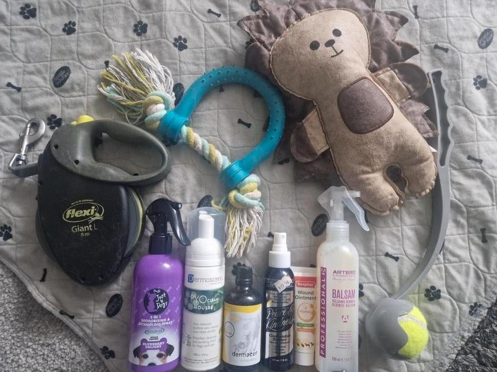 Hondenbenodigdheden pakket, Dieren en Toebehoren, Honden-accessoires, Ophalen of Verzenden, Gebruikt
