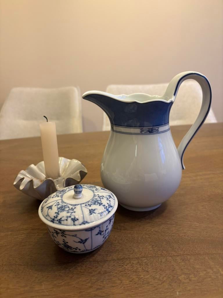 Wedgewood kannetje delfts blauwe lijn, Ophalen