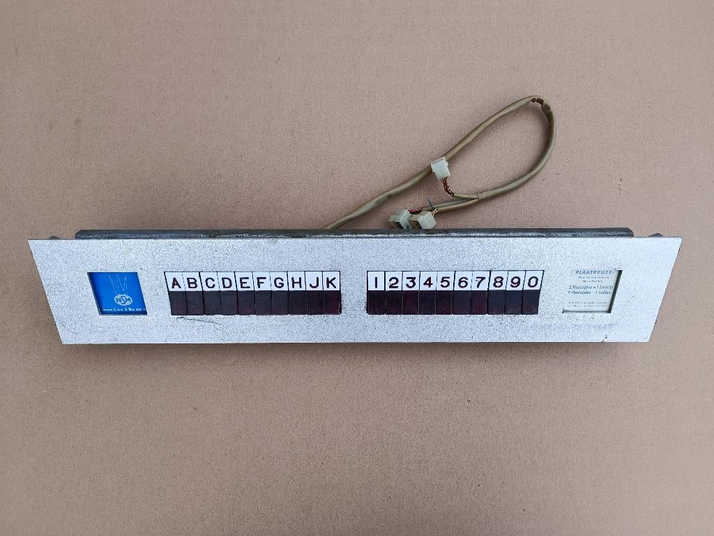 Toetsenbord NSM Minibox (1963) jukebox, Verzenden, Gebruikt, 1950 tot 1960, Seeburg