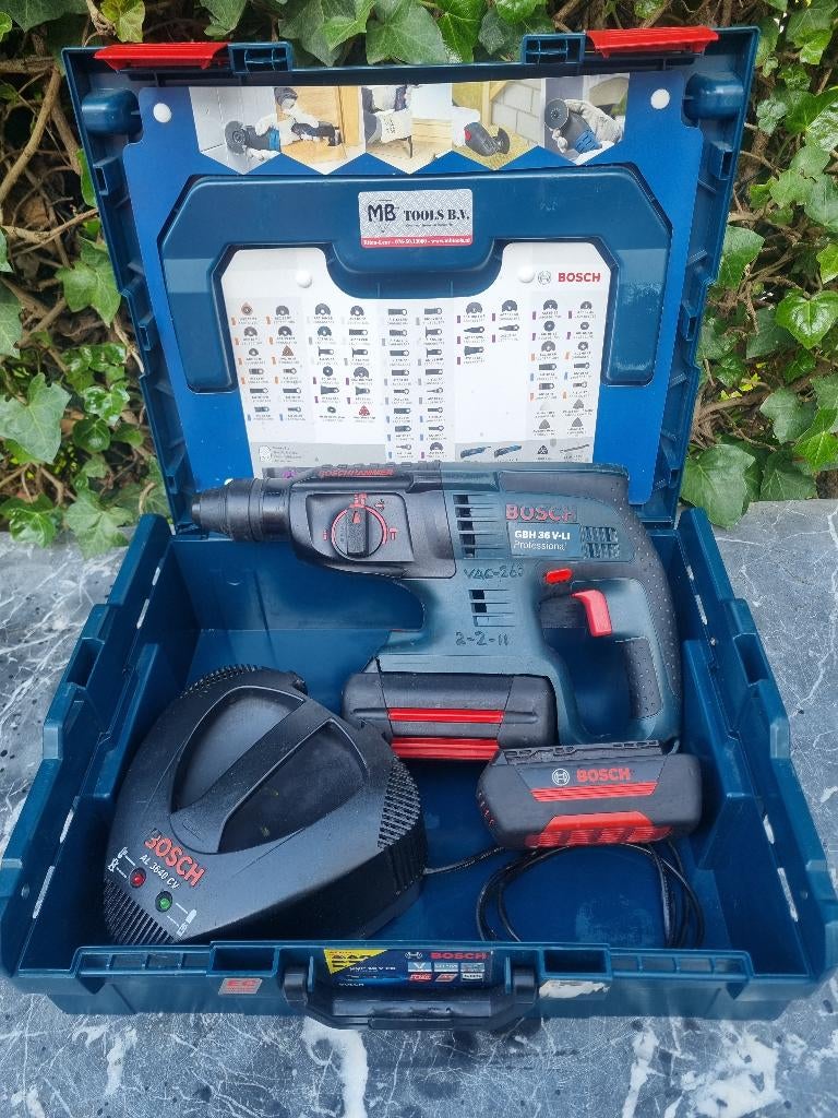BOSCH PRO 36v  accu Boorhamer, 600 watt of meer, Boor- en/of Breekhamer, Ophalen of Verzenden, Zo goed als nieuw