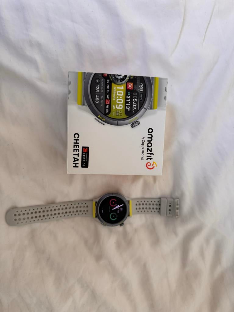 Amazfit Cheetah - Nieuwstaat, Sieraden, Tassen en Uiterlijk, Sporthorloges, Hoogte, Ophalen of Verzenden, Zo goed als nieuw, Waterdicht