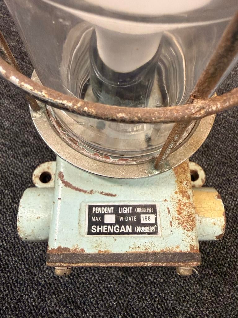 Oude vintage boot lamp, Ophalen of Verzenden, Gebruikt, Metaal