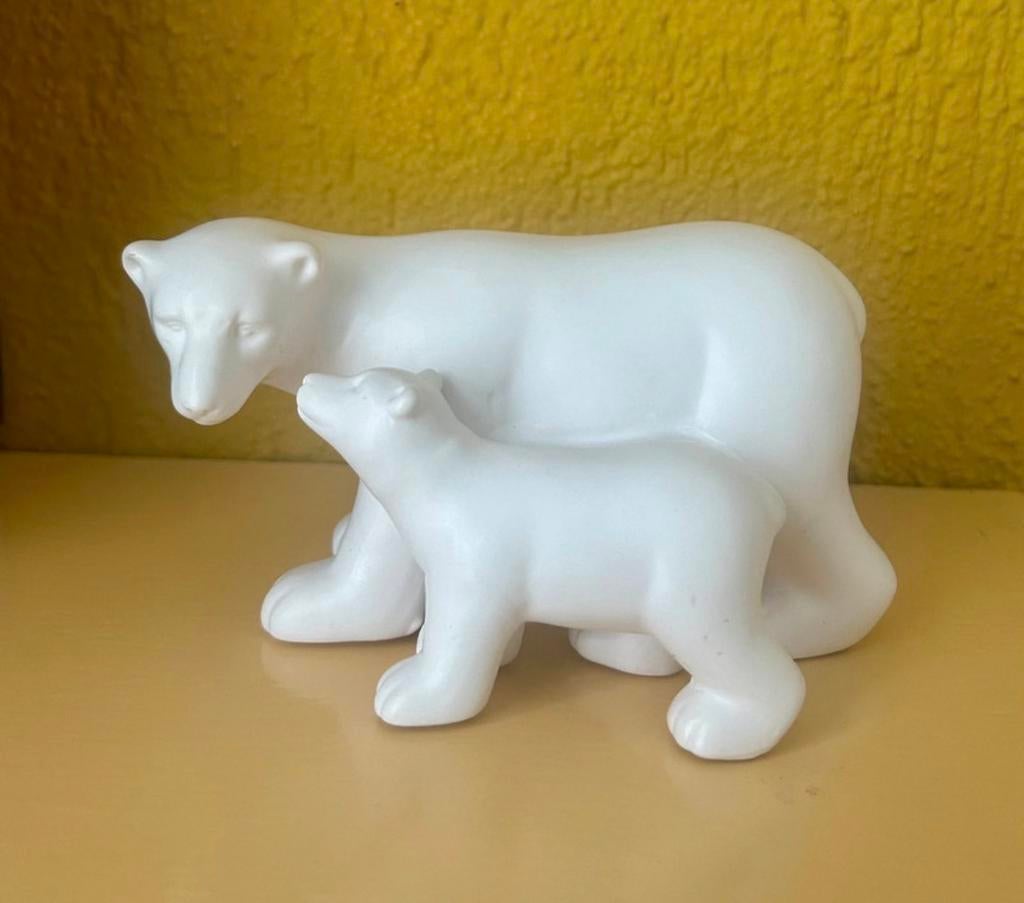 Ijsbeer met welp, Ophalen of Verzenden, Zo goed als nieuw, Dier