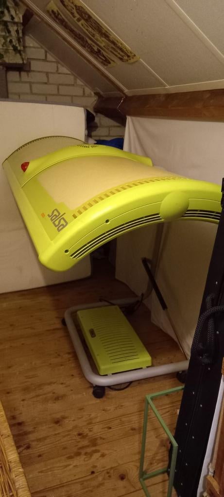 alisun salsa zonnebank, Ophalen, Gebruikt, Zonnebank enkelzijdig, Minder dan 10 lampen