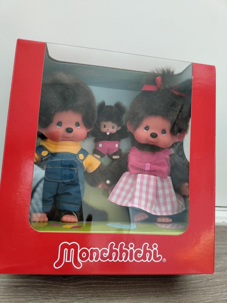 Monchhichi Familie Set - Nieuw in Doos, Ophalen of Verzenden, Nieuw, Overige typen
