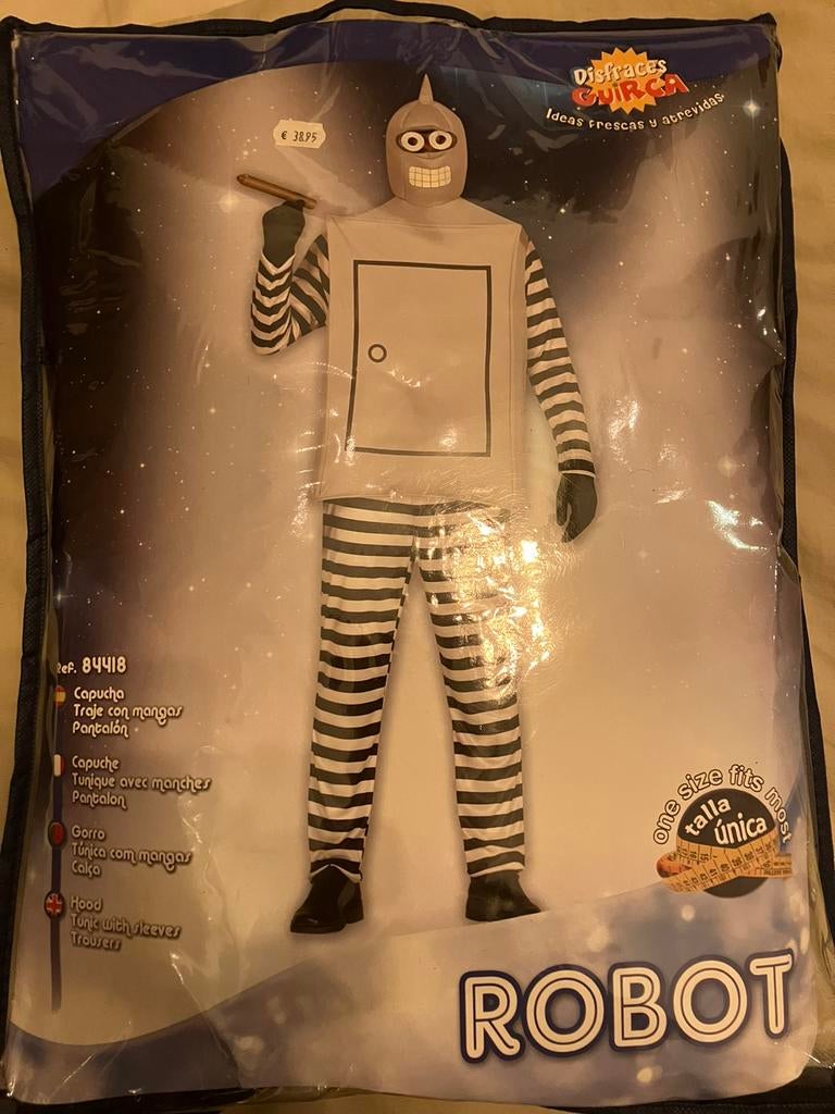 Robot pak carnaval, Ophalen of Verzenden, Zo goed als nieuw, Overige maten