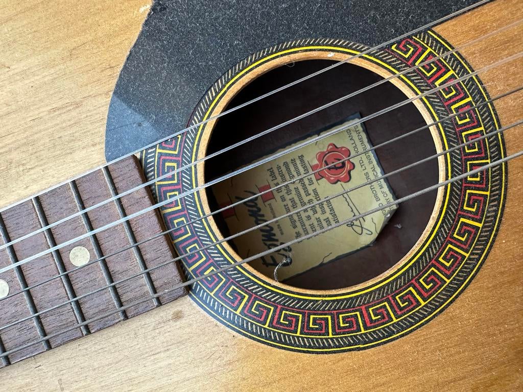 Vintage Egmond Akoestische Gitaar - Klassieker!, Ophalen of Verzenden, Gebruikt, Western- of Steelstringgitaar