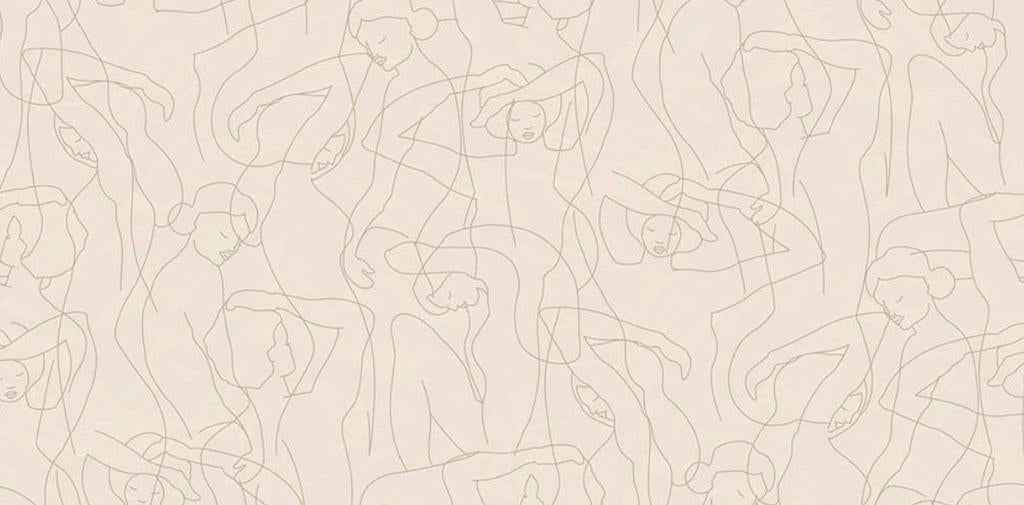 Hookedonwalls behang | 34843 - silhouette, Ophalen of Verzenden, 10 tot 25 m², Wit