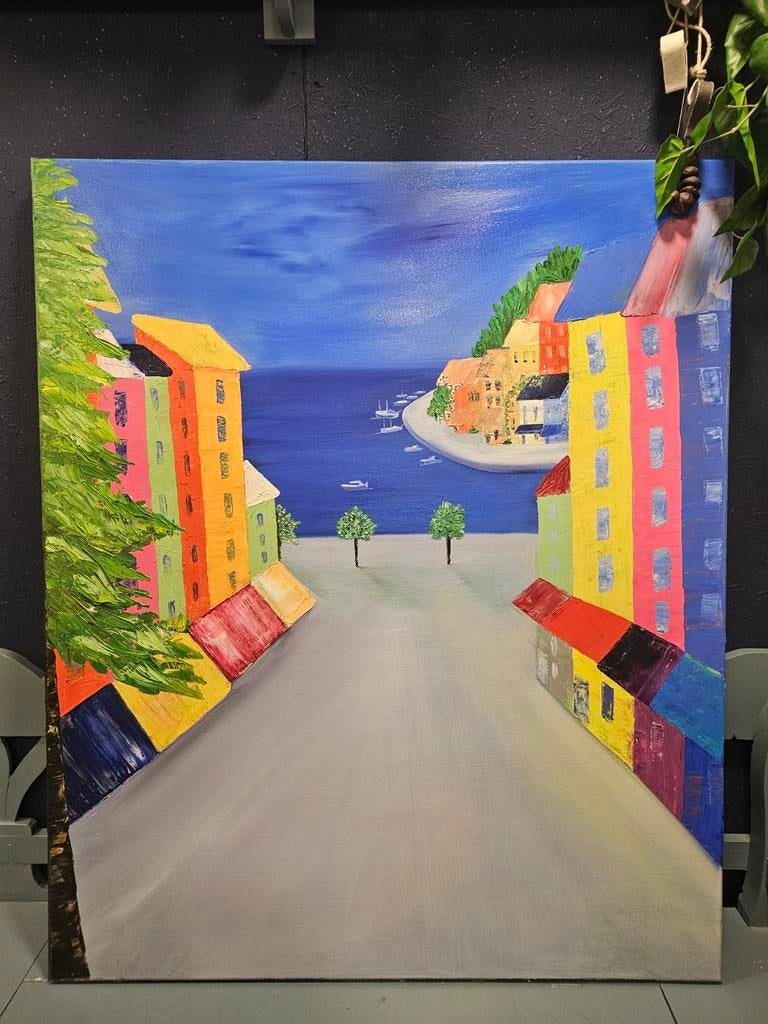 Puglia Olieverf Schilderij, Ophalen of Verzenden