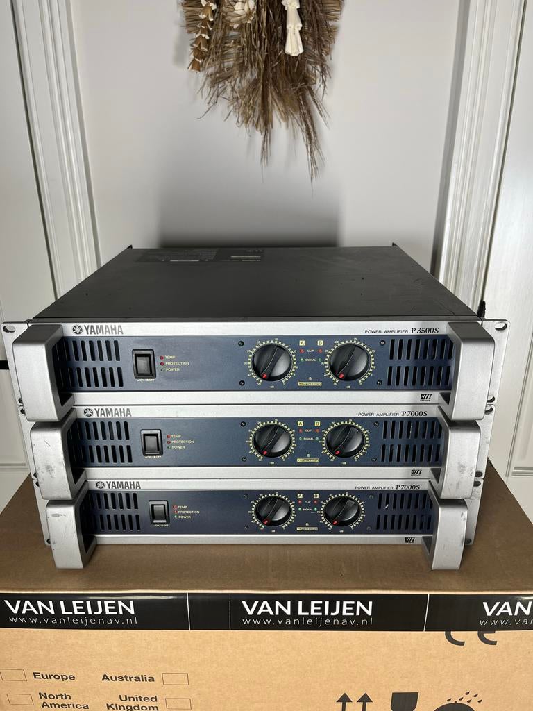 Yamaha eindversterkers P7000S (4x) P3500S (1x), Audio, Gebruikt, Yamaha, Yamaha