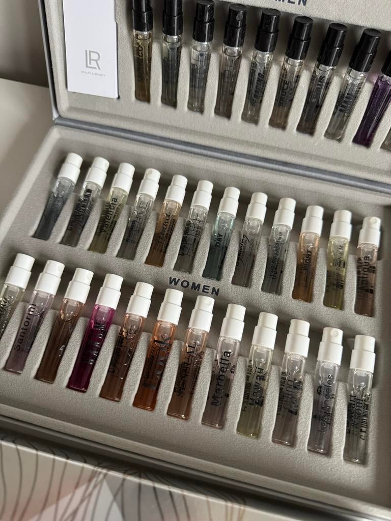 Parfumbox met proefmonsters heren en dames, Ophalen of Verzenden, Nieuw