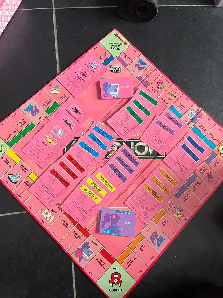Monopoly Girls Speciale Roze Editie, Ophalen of Verzenden, Zo goed als nieuw