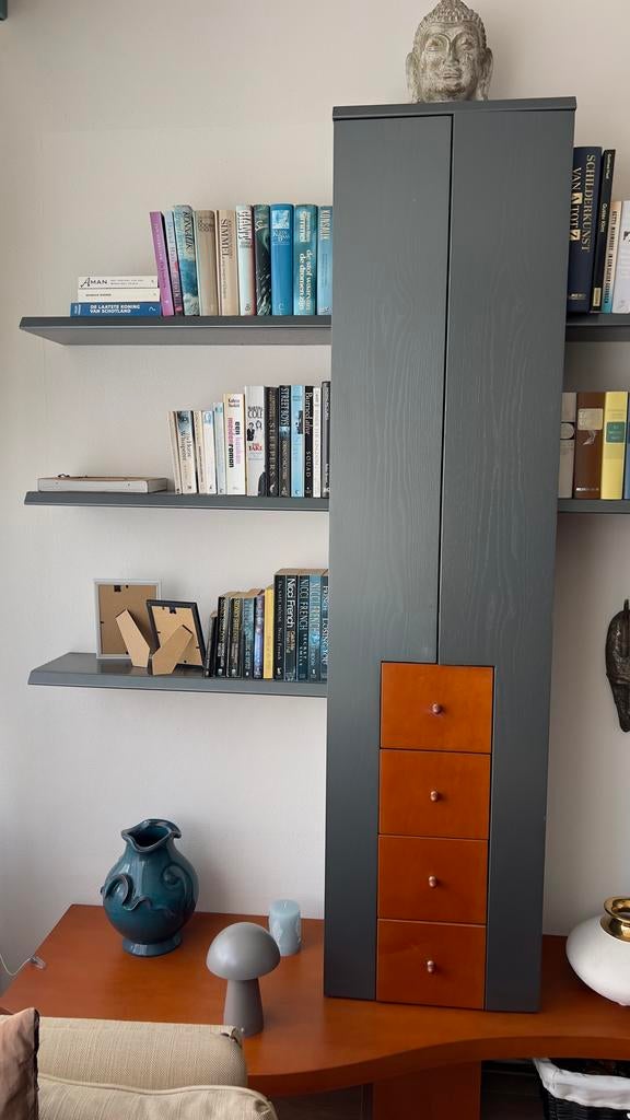 Interstar wandmeubel, Huis en Inrichting, Ophalen, Gebruikt, Met deur(en), 200 cm of meer