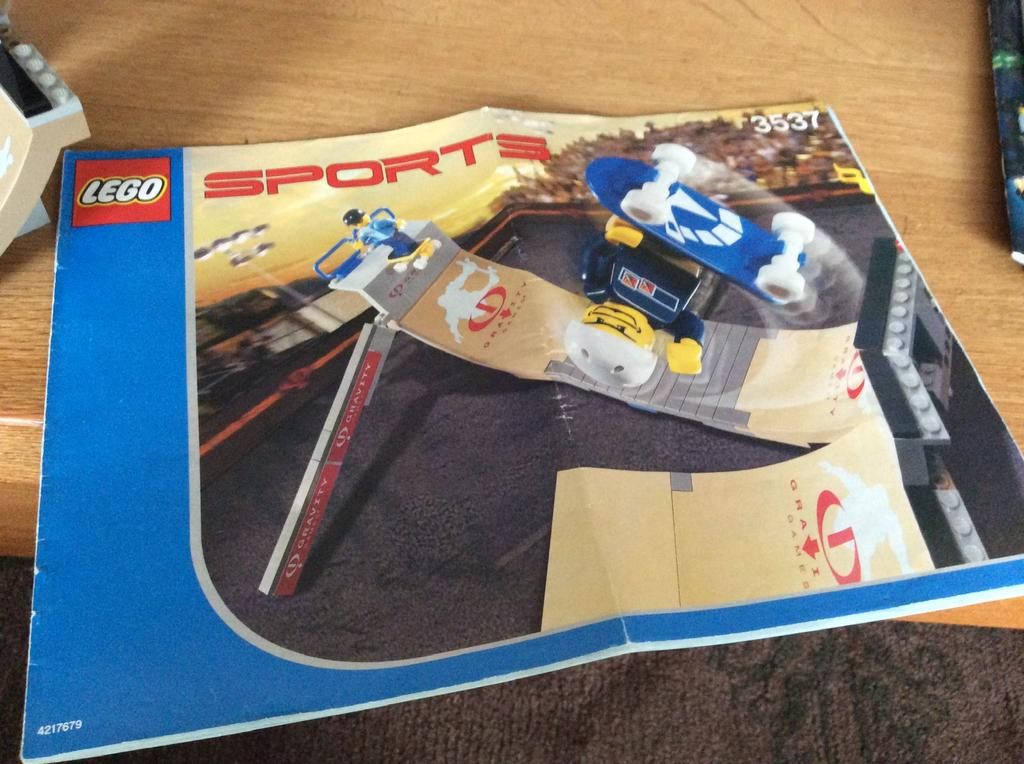 Compleet Lego sport skatebaan set 3537., Ophalen of Verzenden, Zo goed als nieuw, Complete set, Lego
