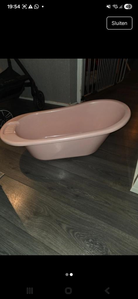 Baby badje roze, Ophalen of Verzenden, Zo goed als nieuw, Badje