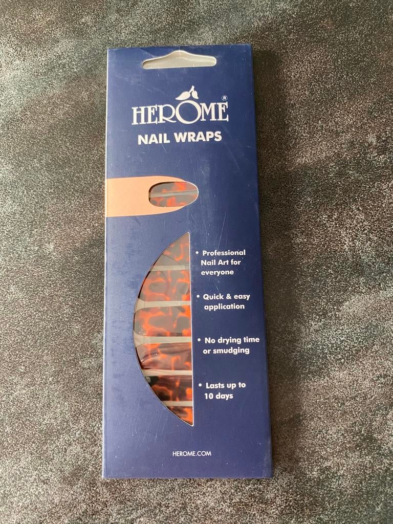 Herome nail wraps Tortoise - nieuw, Ophalen, Nieuw, Overige typen
