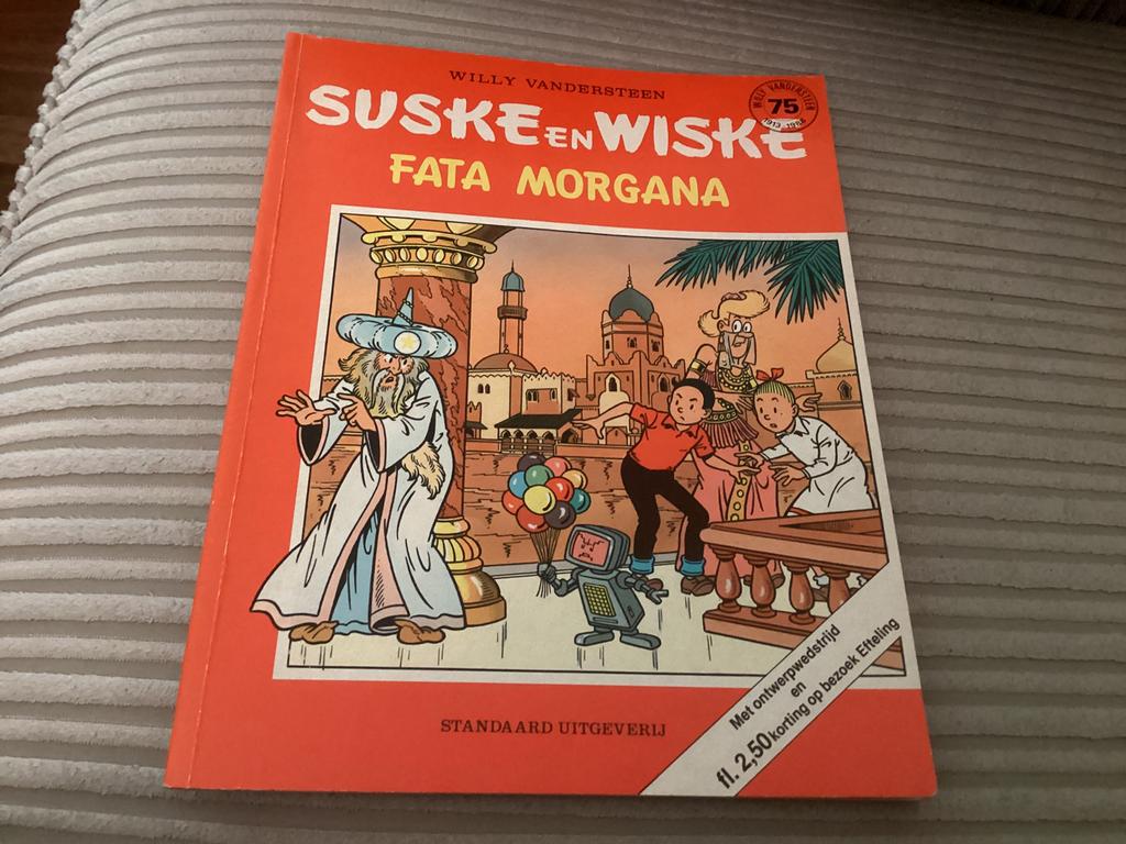 Suske en Wiske Fata Morgana 1988, vintage strip Efteling., Verzamelen, Efteling, Ophalen of Verzenden, Zo goed als nieuw