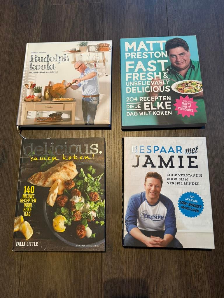 4 kookboeken - zgan, Verzenden, Zo goed als nieuw